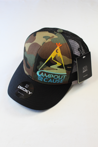 Canvas Trucker Hat - Campout for the Cause, Camo