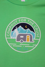 Load image into Gallery viewer, Short Sleeve T-Shirt Youth Campout for the Cause - Happy Camper
