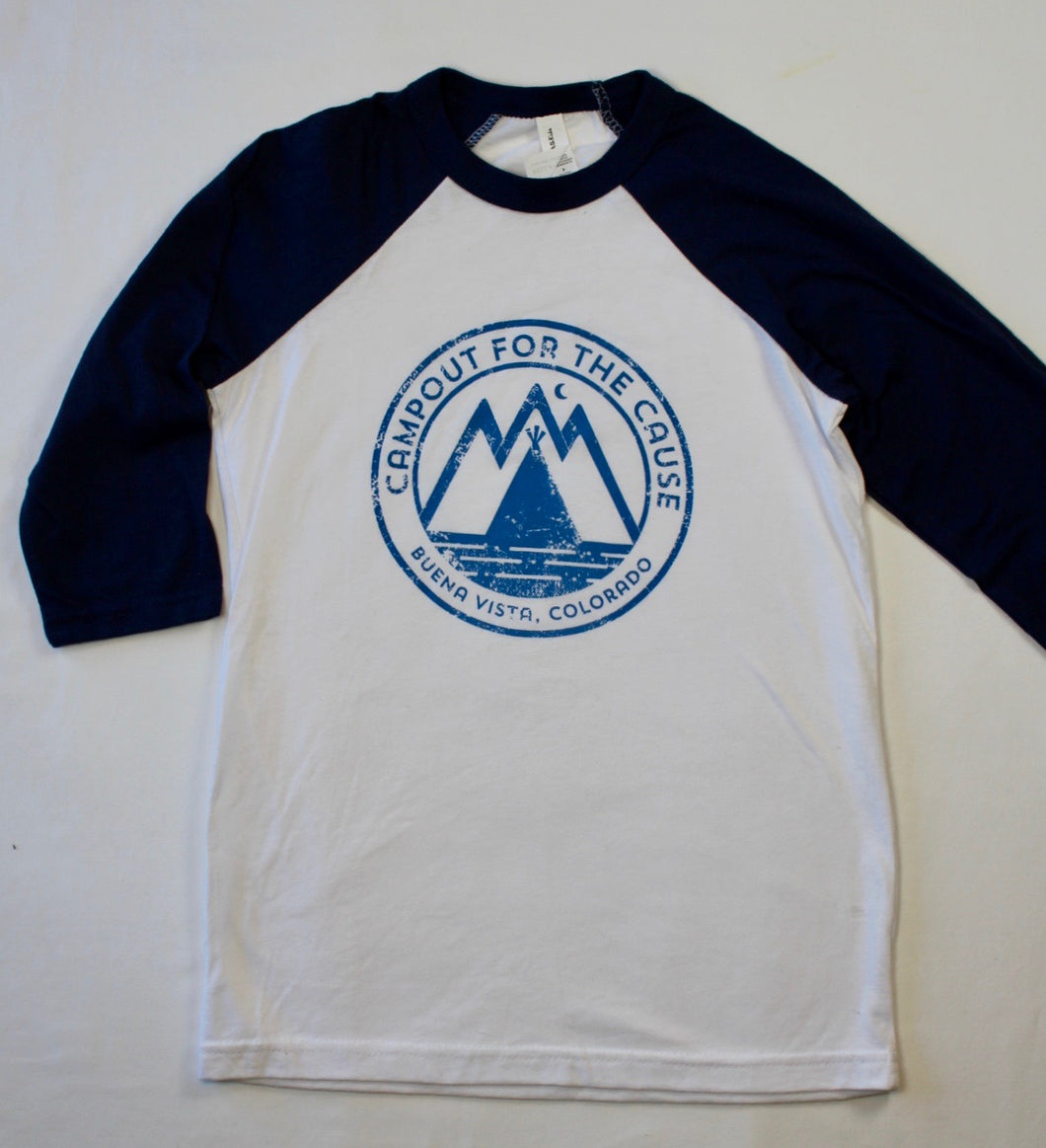 3/4 Sleeve Campout for the Cause - Youth T-Shirt