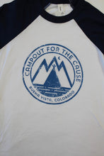 Load image into Gallery viewer, 3/4 Sleeve Campout for the Cause - Youth T-Shirt
