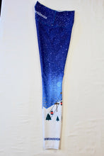 Load image into Gallery viewer, Yoga Pants - WinterWonderGrass Snowflake Mountain Scene
