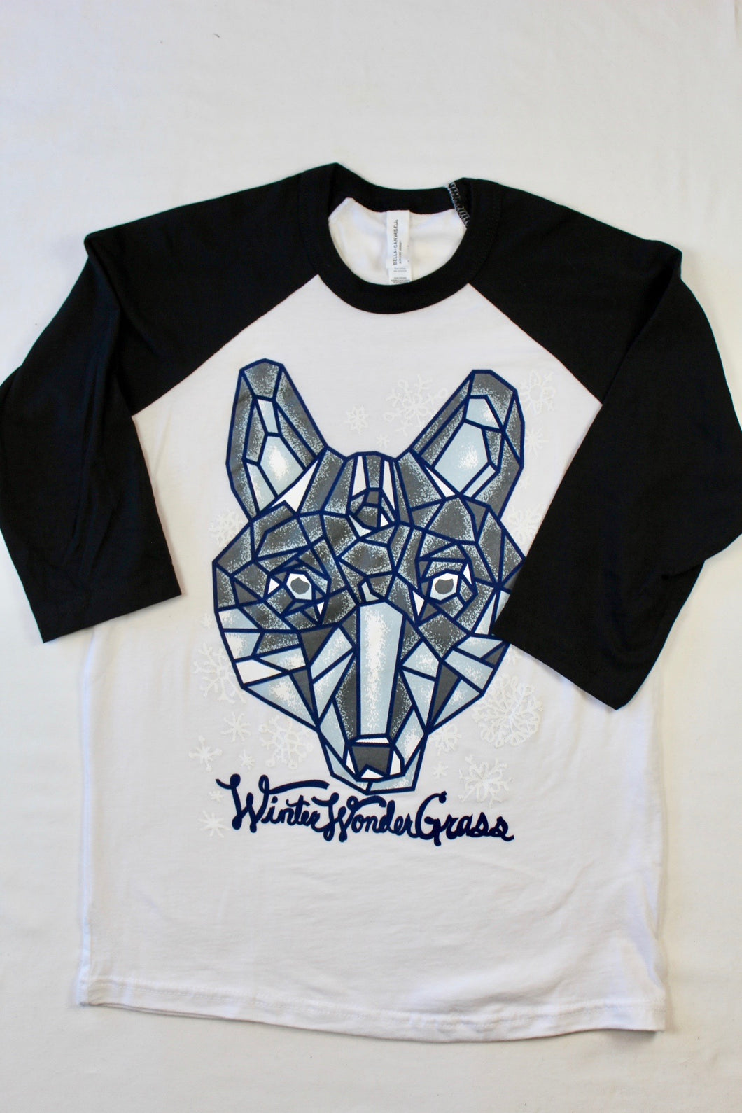 3/4 Sleeve - WinterWonderGrass, Youth Shirt, Wolf