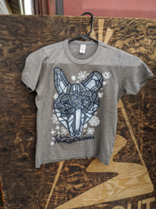 Short Sleeve Youth T-Shirt - WinterWonderGrass Wolfie